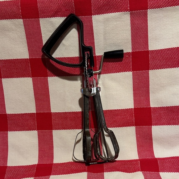 Ekco Other - Vintage ECKO (per embossing documented) Metal Egg Beater with a Black Handle.